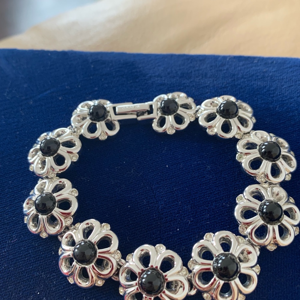 90’s Silver plated bracelet by D’orlan